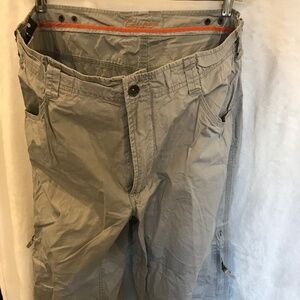 Angelo Litrico Mens 100% cotton Cargo gray super comfy can split